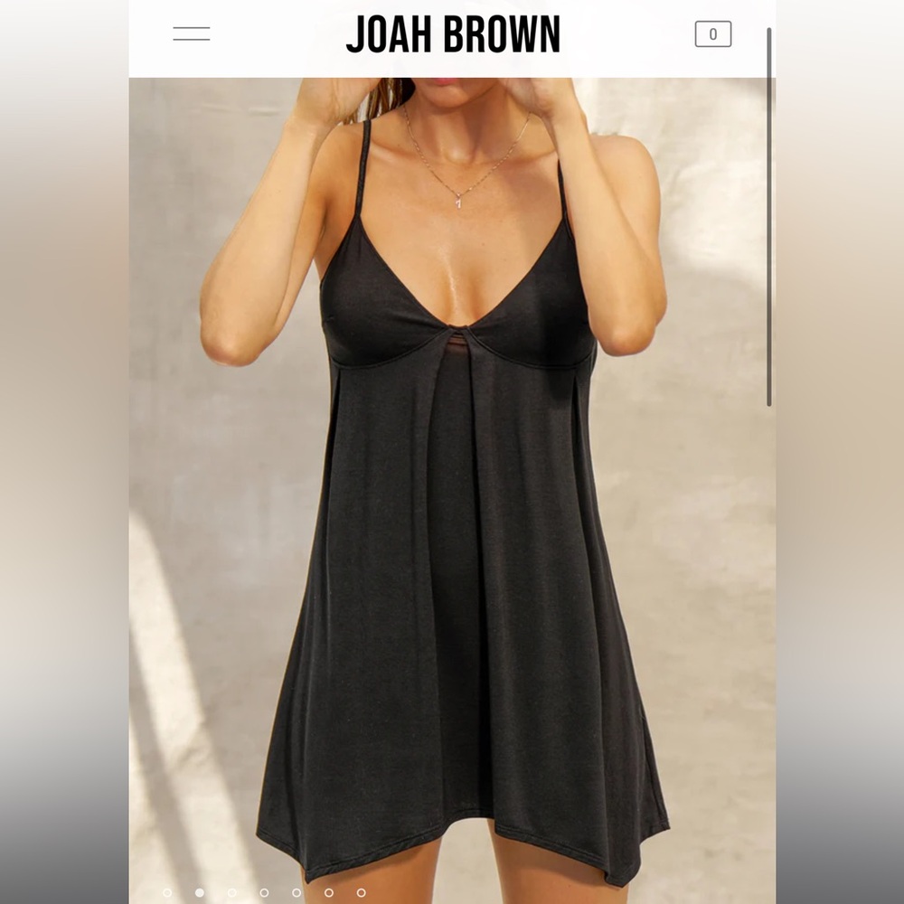 Joah Brown COWL BACK MINI DRESS